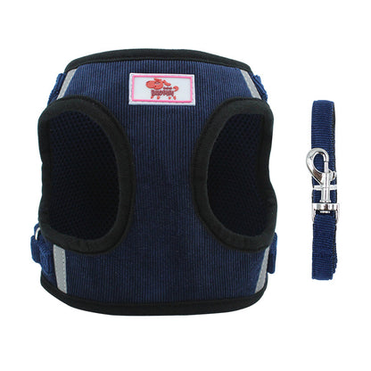 Reflective Dog Vest and Leash Set