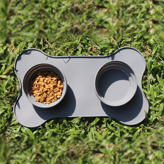 Silicone Mat with Foldable Bowls